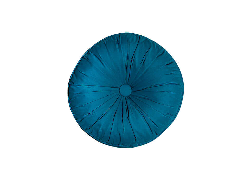 Blue Button Pillow