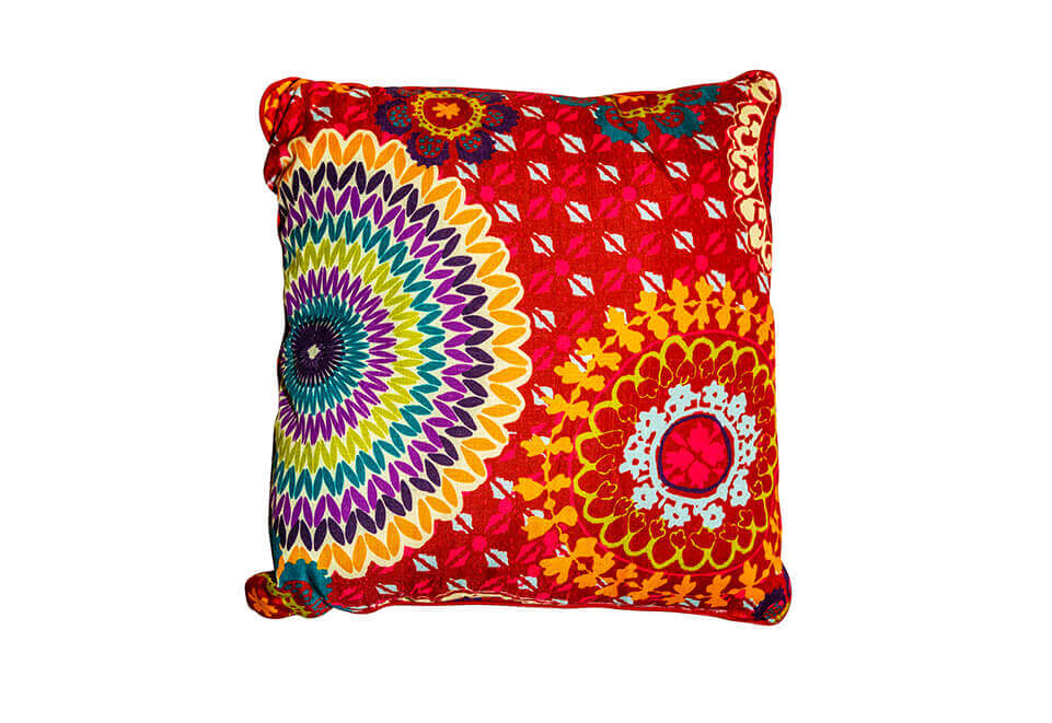 Bright Mandala Pillow