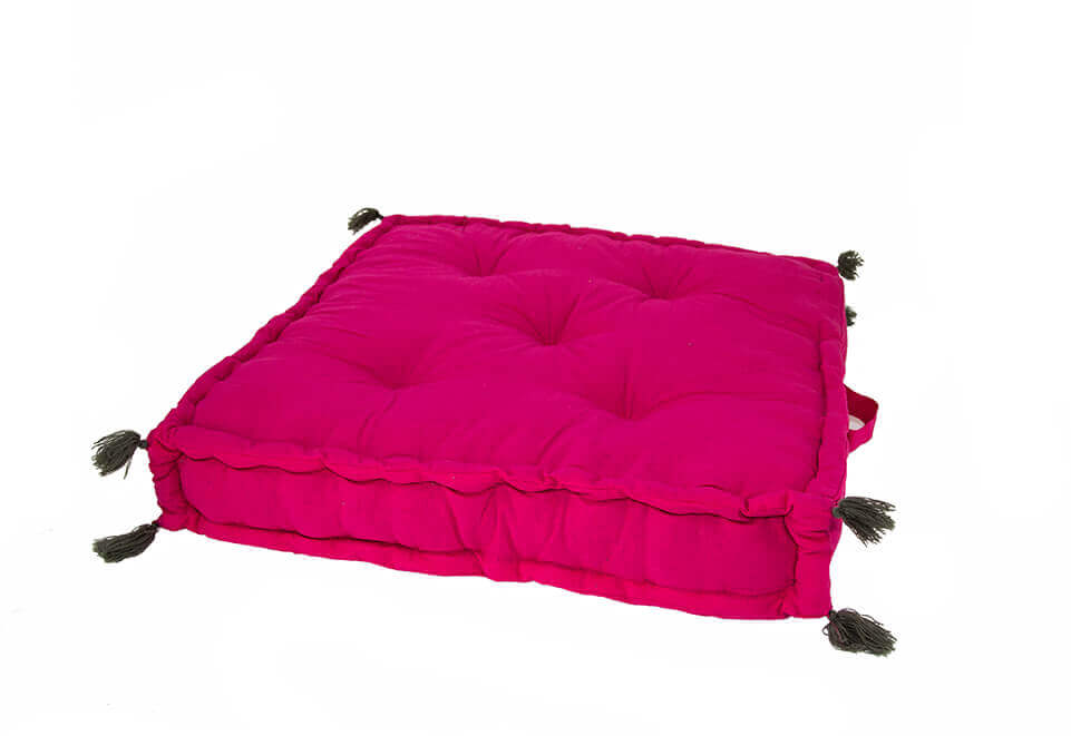 Dark Pink Floor Pillow