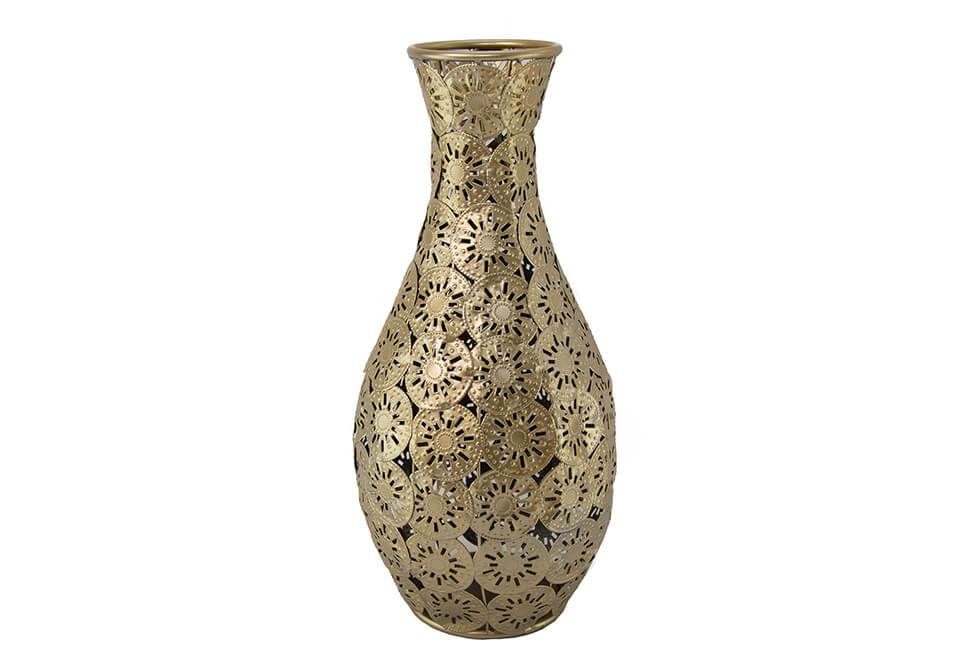 Gold Colored Vase