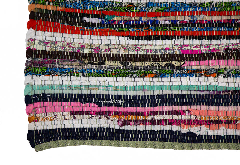 Multicolored Chindi Rug
