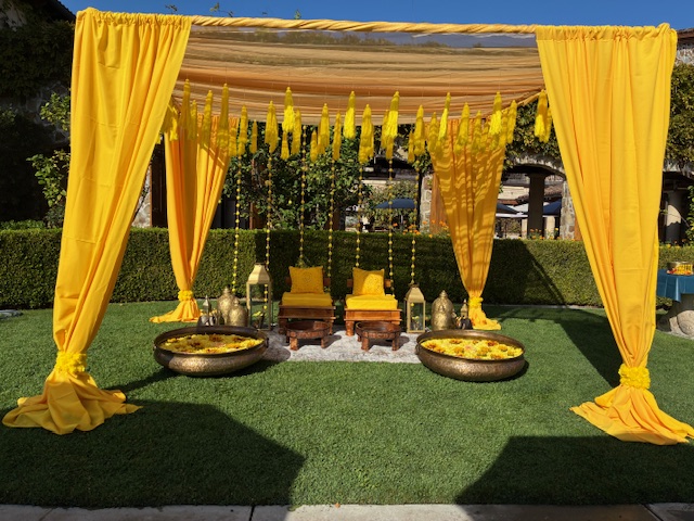 4 Post Pipe and Drape Structure 