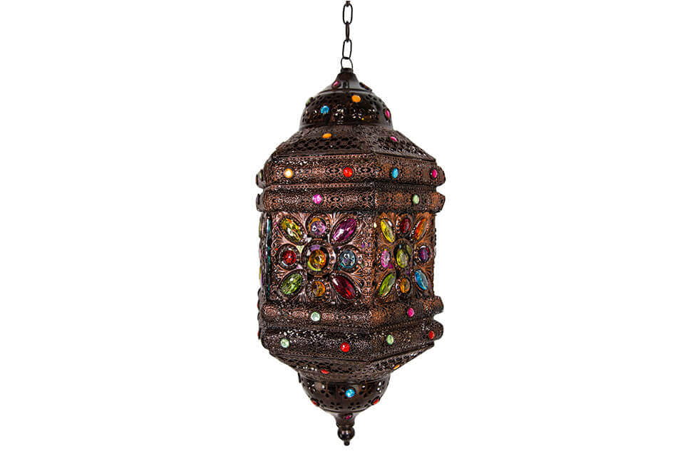 Jeweled Hanging Lantern