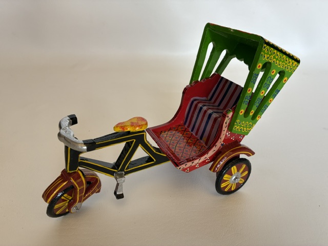 Mini Wooden Rickshaw