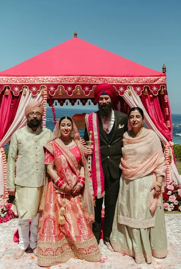 Indian wedding décor and celebration moments