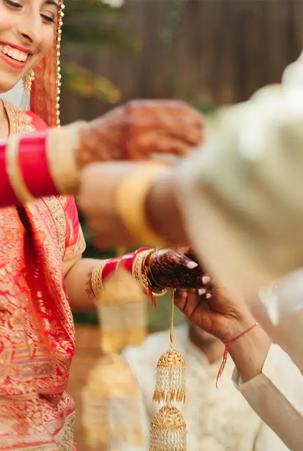 Indian wedding décor and celebration moments