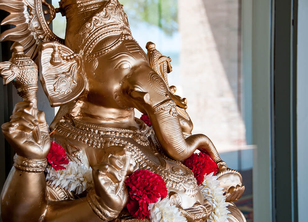 ganesha's elephant head in indian religion